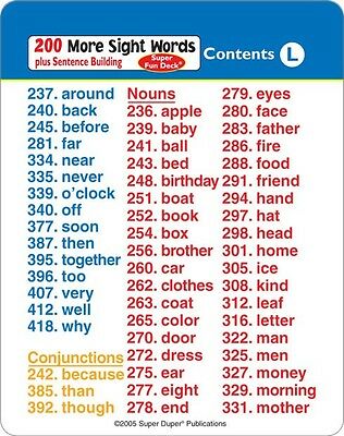 200 More Sight Words - Image 3