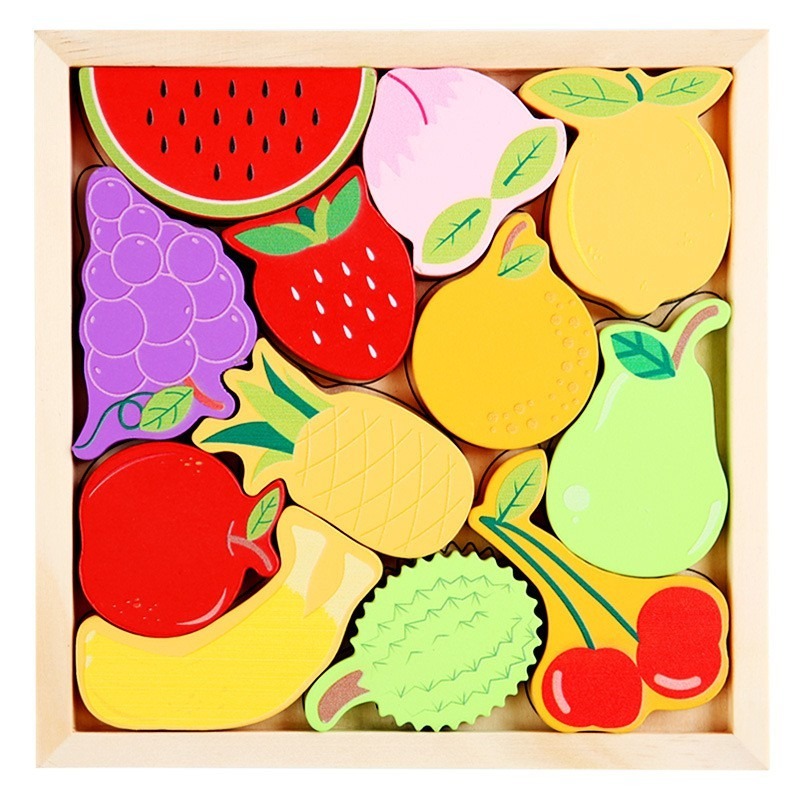 3D Wooden Puzzle (Fruits)