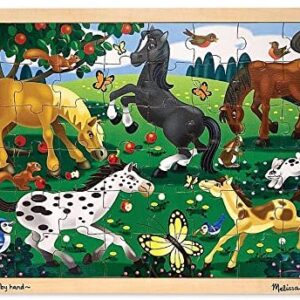 48 pc wooden Puzzle Frolicking Horses.jpg