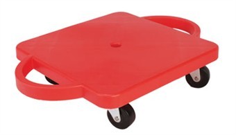 Scooter Board with Handles 12” X 12”