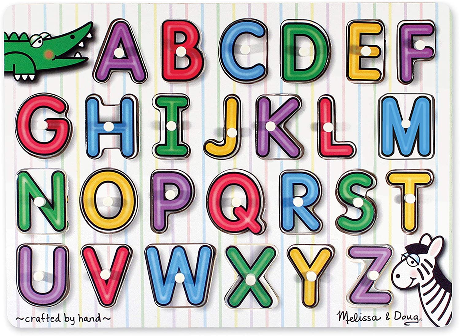 Alphabet Wooden Peg Puzzle