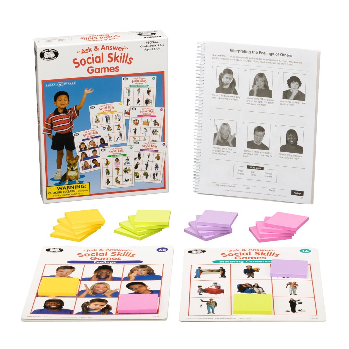 Ask & Answer Social Skills Game