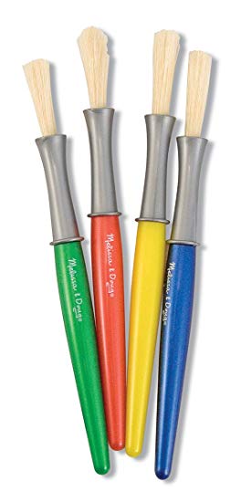 Assorted Paint Brushes Set of 4