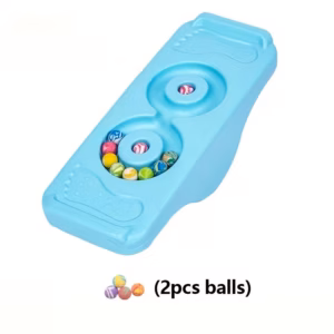 Balance board with balls