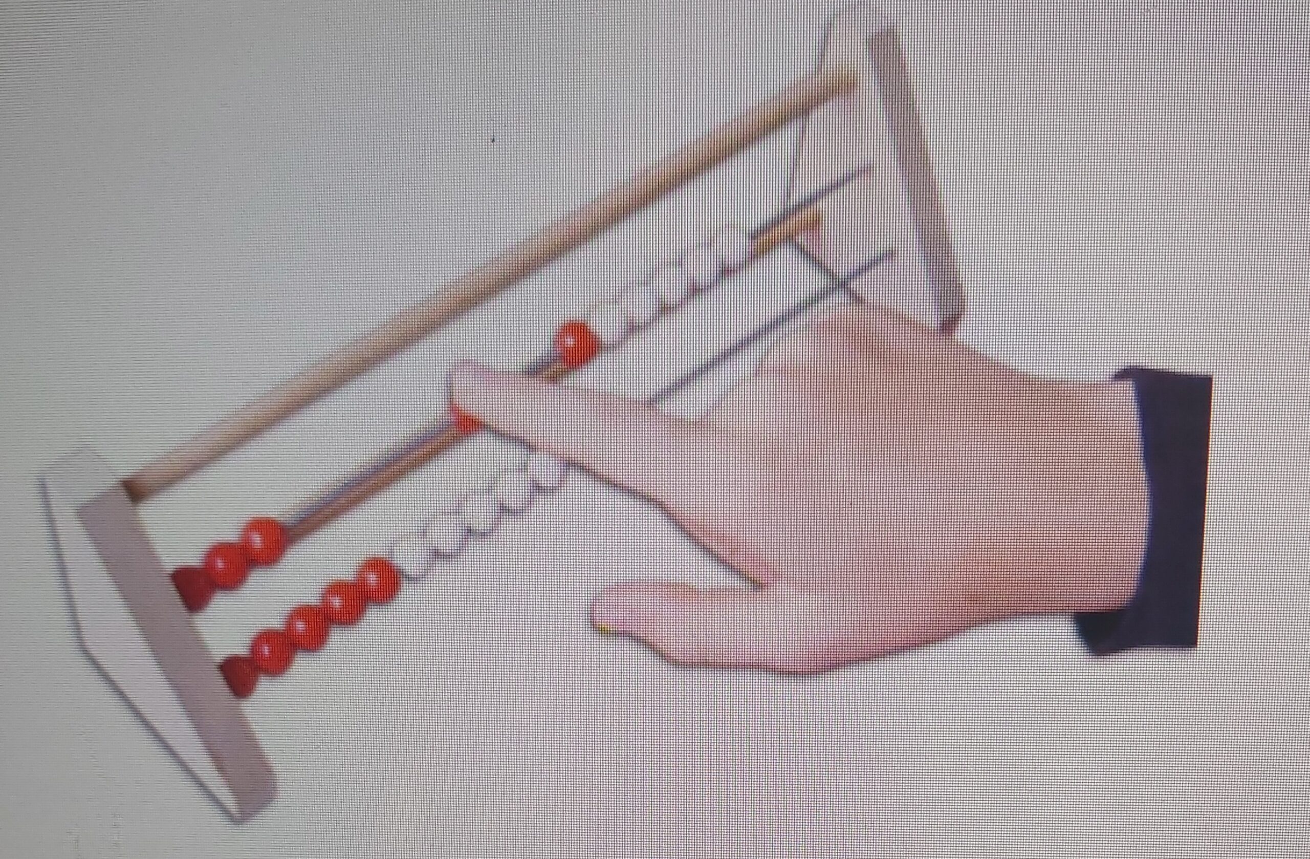 Child's Individual 0-20 Bead Bar Counting Frame