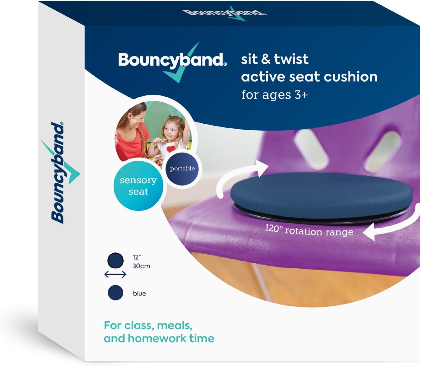 BouncyBand Sit & Twist Active Seat Cushion 12"
