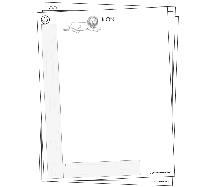 Capital Letter Cards for Wood Pieces - Laminated