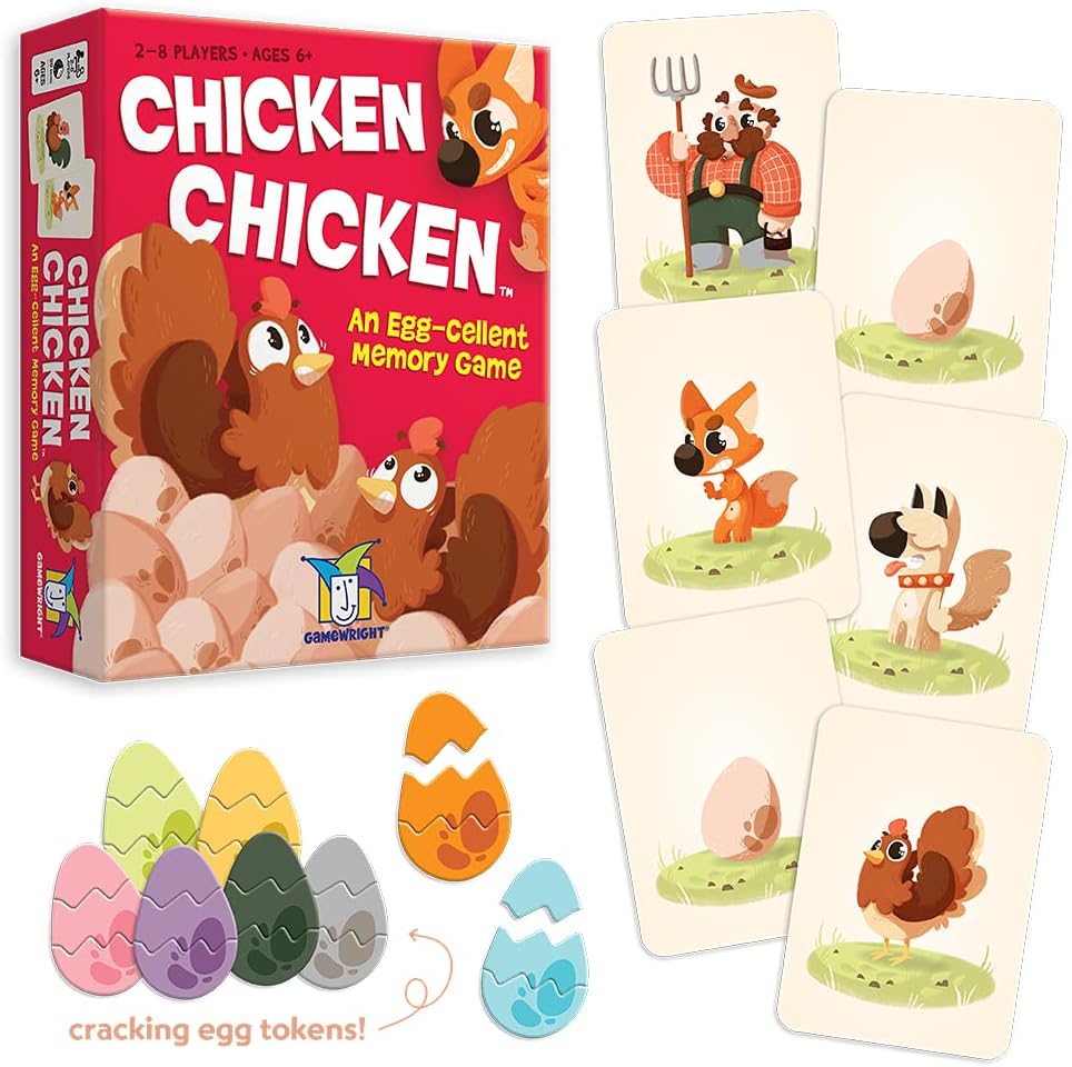 Chicken Chicken - An Egg-Cellent Memory Card Game