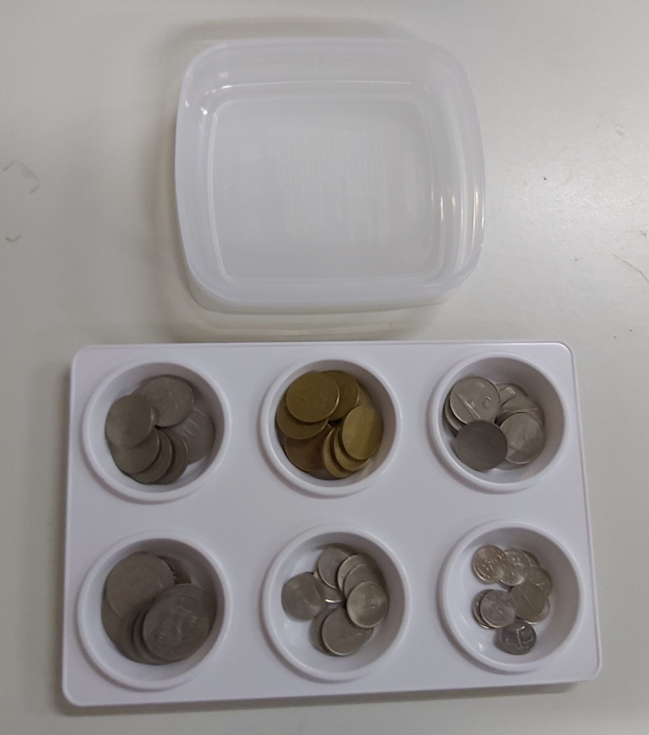 Fine Motor Activity 40: Coin Sorting