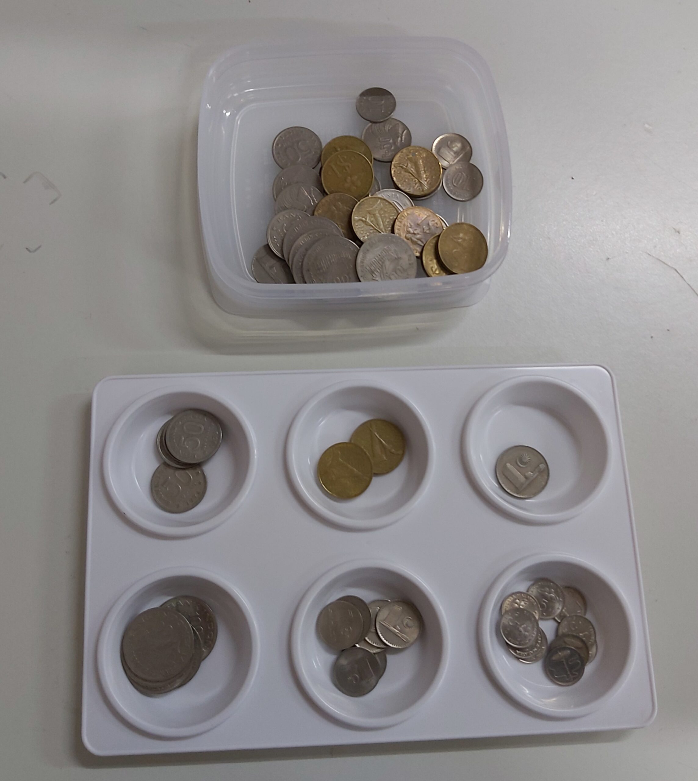 Fine Motor Activity 40: Coin Sorting - Image 2