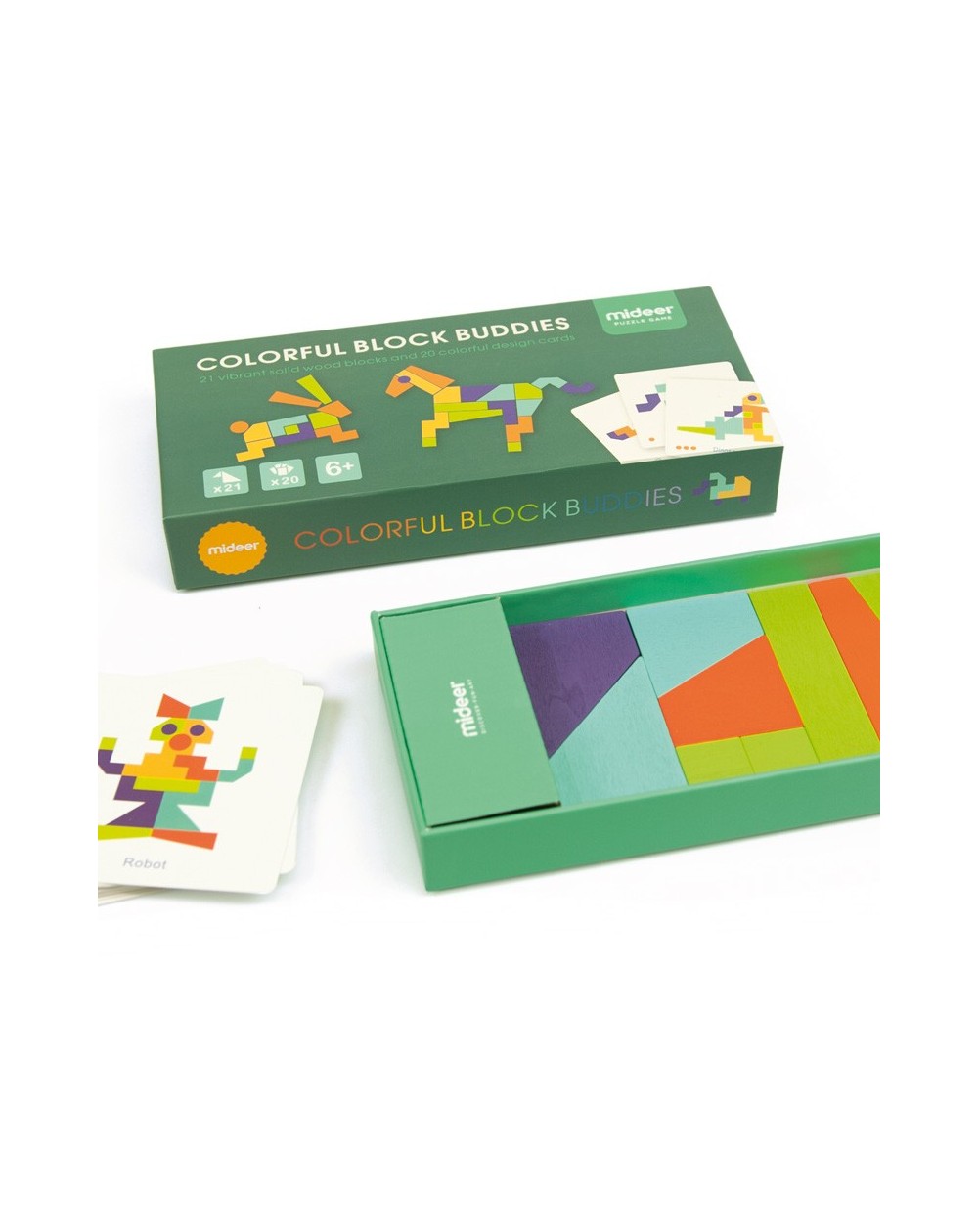 Colourful Block Buddies by Mideer