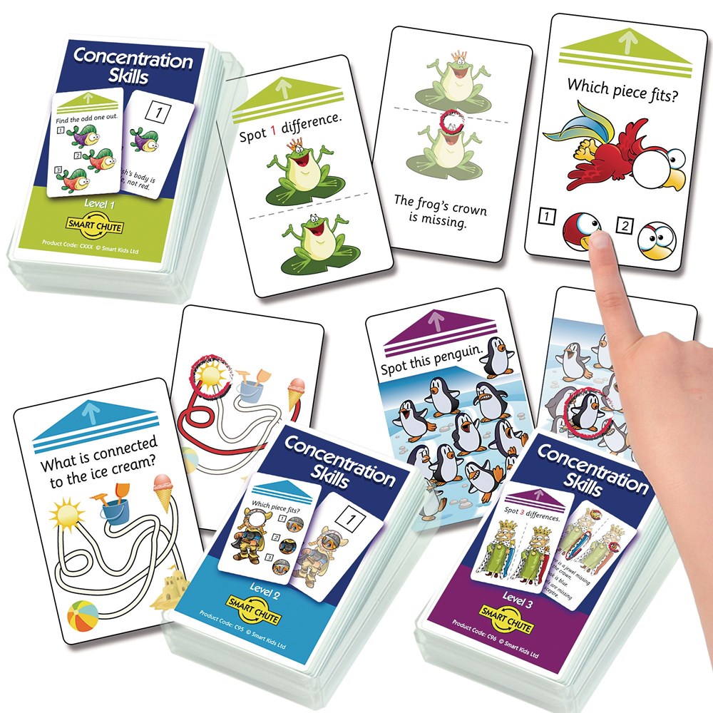 Smart Chute - Concentration Skills Chute Card