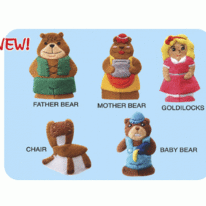 Felt FInger Puppets Goldilocks.gif