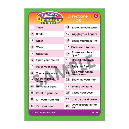 Following Directions Fun Deck - Image 2