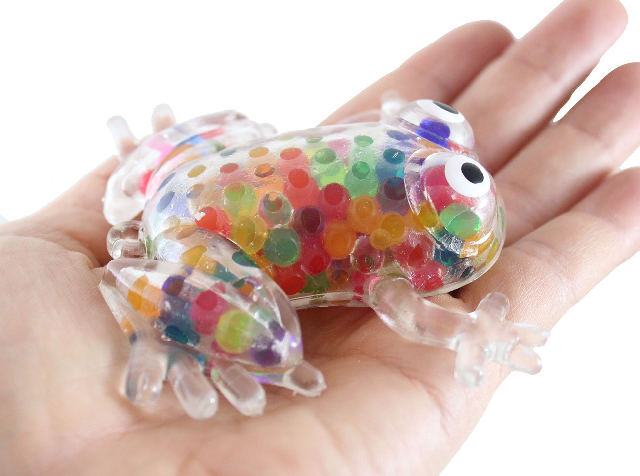 Frog Rainbow Water Beads Filled Fidget - Image 2