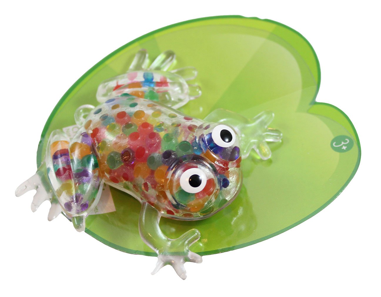 Frog Rainbow Water Beads Filled Fidget