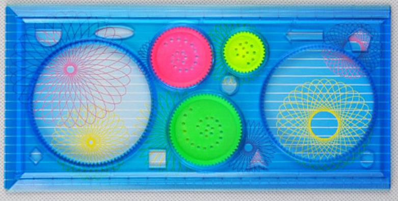 Geometric Drawing Stencil - Fingers Training Activity