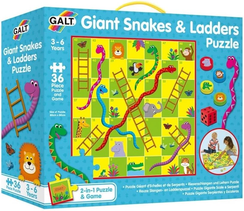 Giant Snakes & Ladders Puzzle