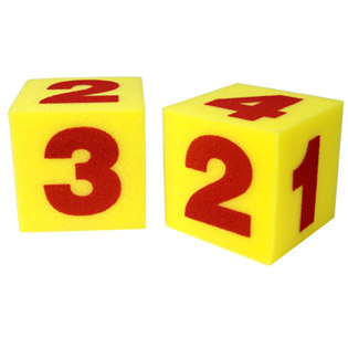 Giant Soft Cube with Numerals