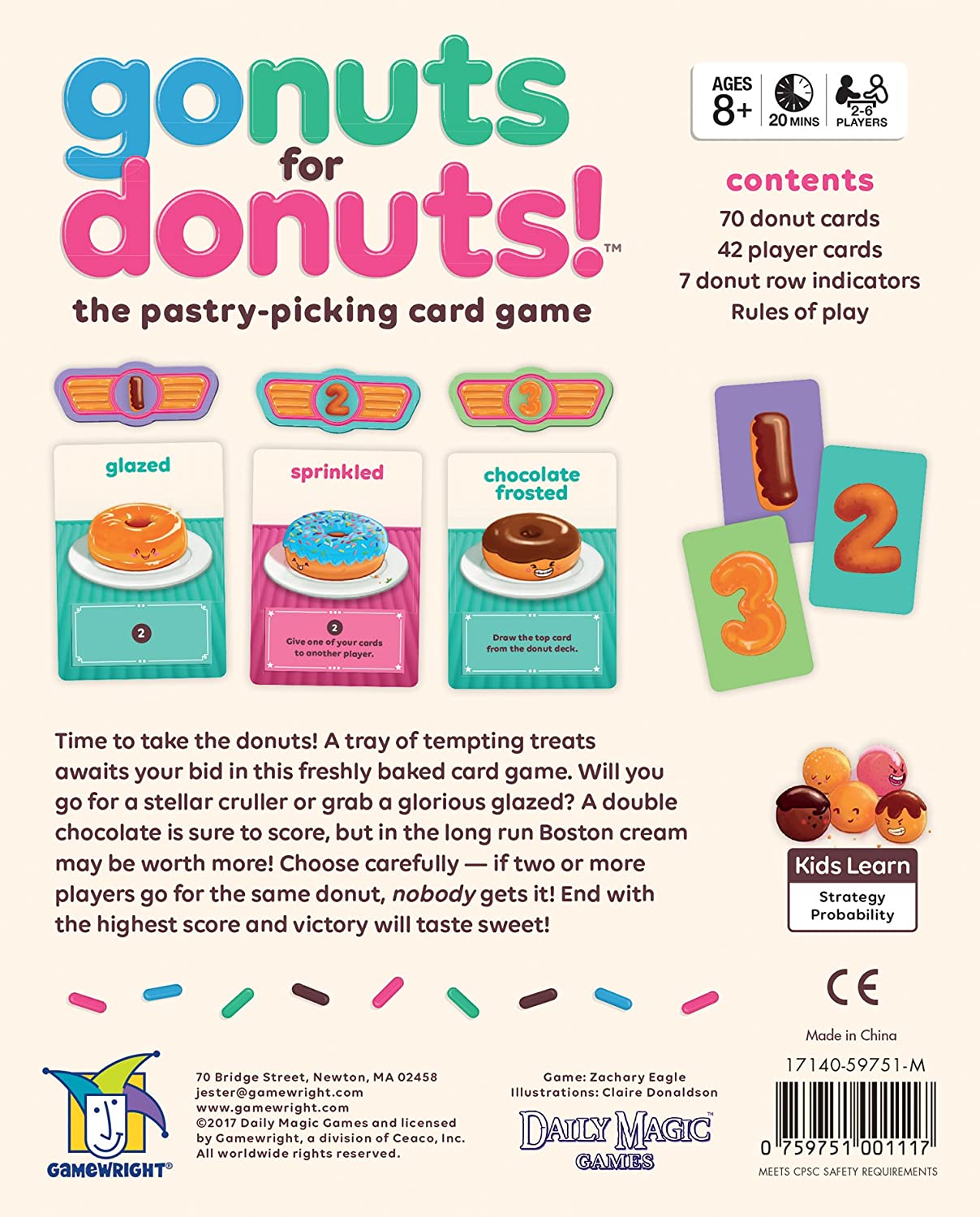 Go Nuts for Donuts - The Pastry Picking Card Game - Image 2