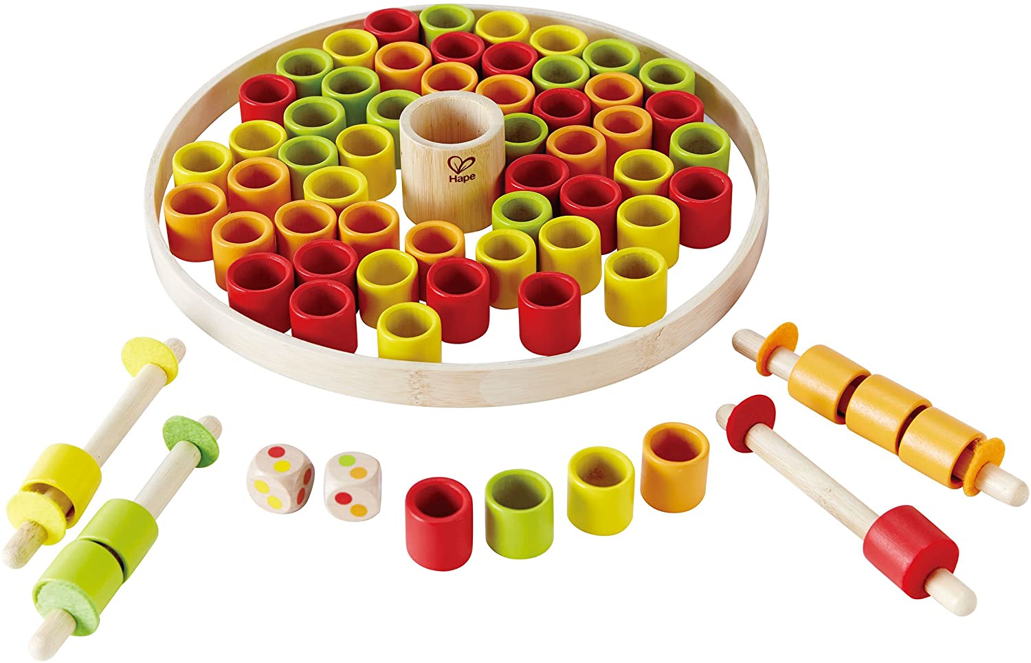 HAPE RinGo Bamboo Ring Matching Game