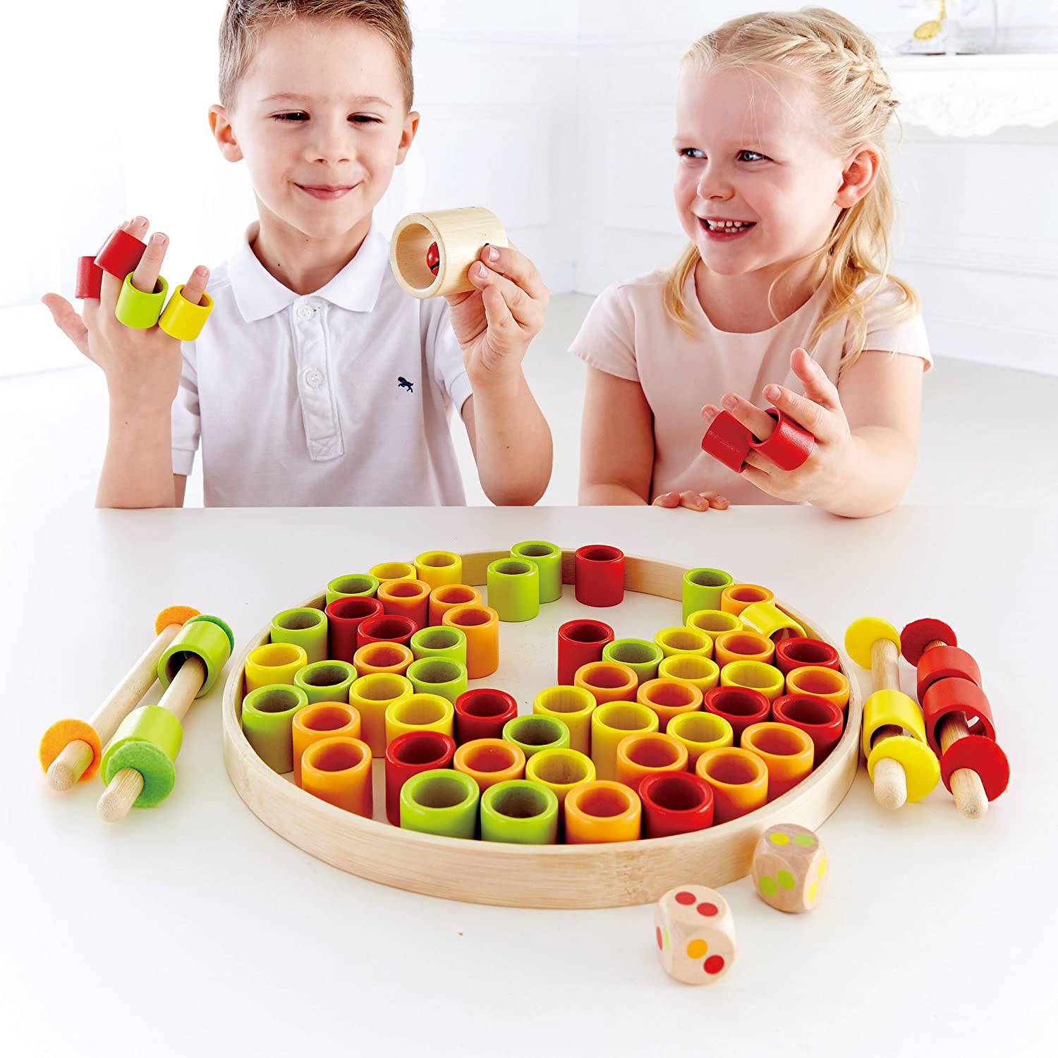 HAPE RinGo Bamboo Ring Matching Game - Image 2