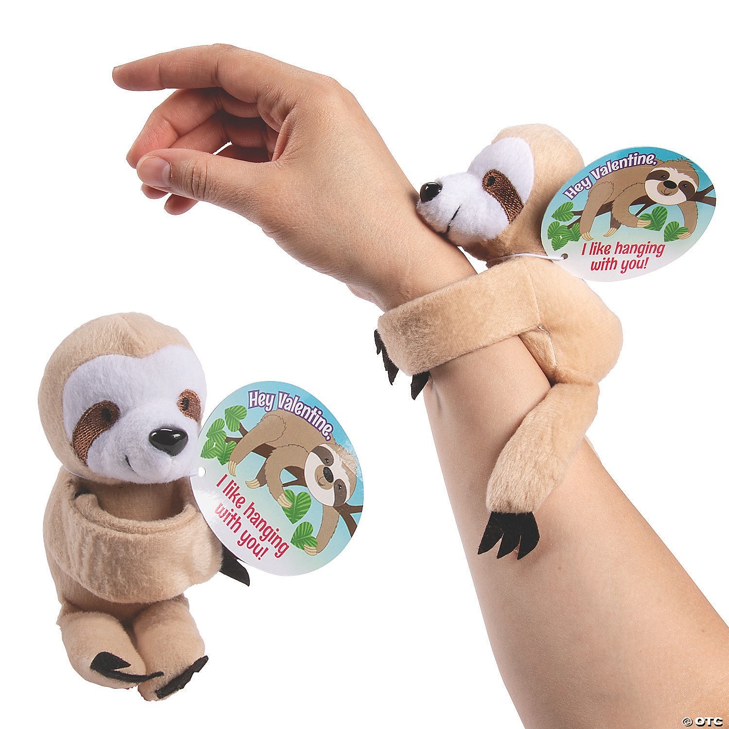 Hugging Stuffed Sloth Bracelet