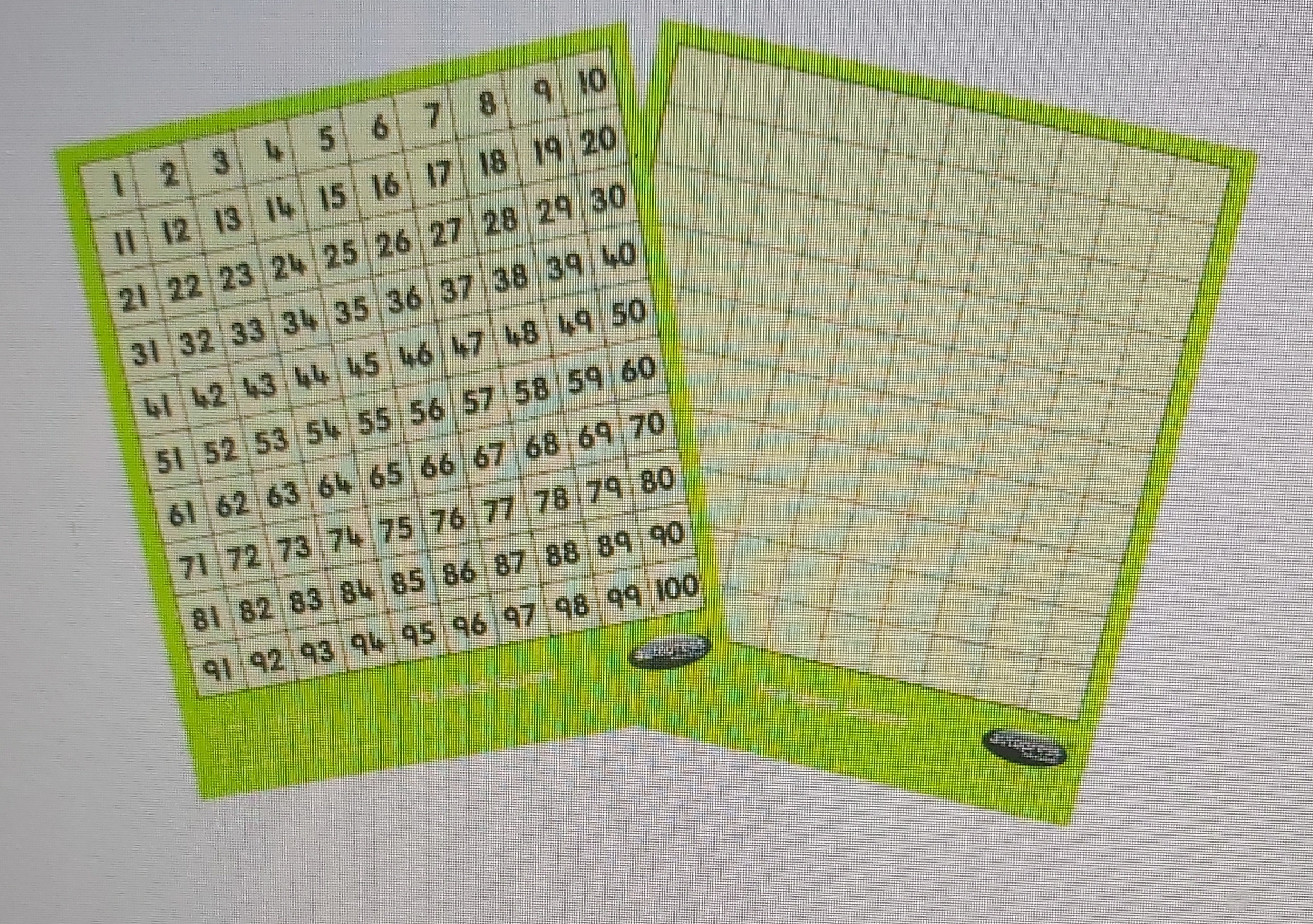 Child's Hundred Square - Medium