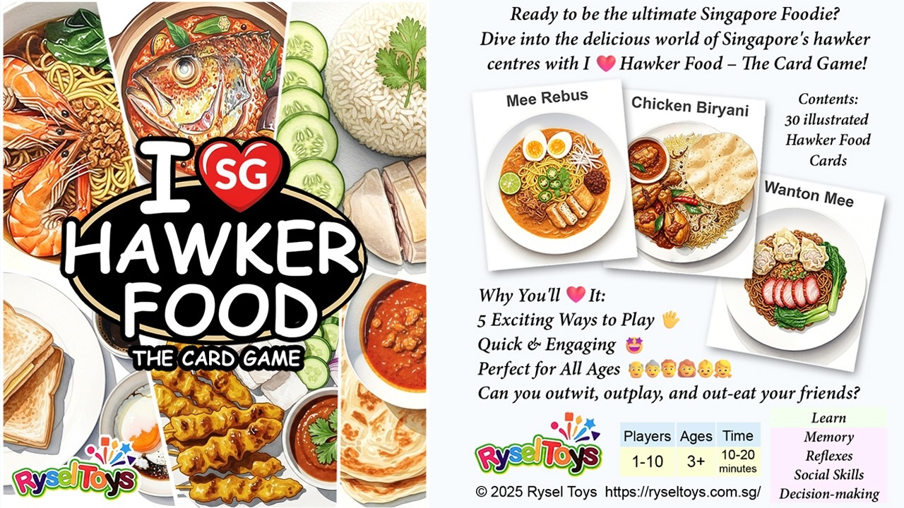 I Love Hawker Food The Card Game - Image 2