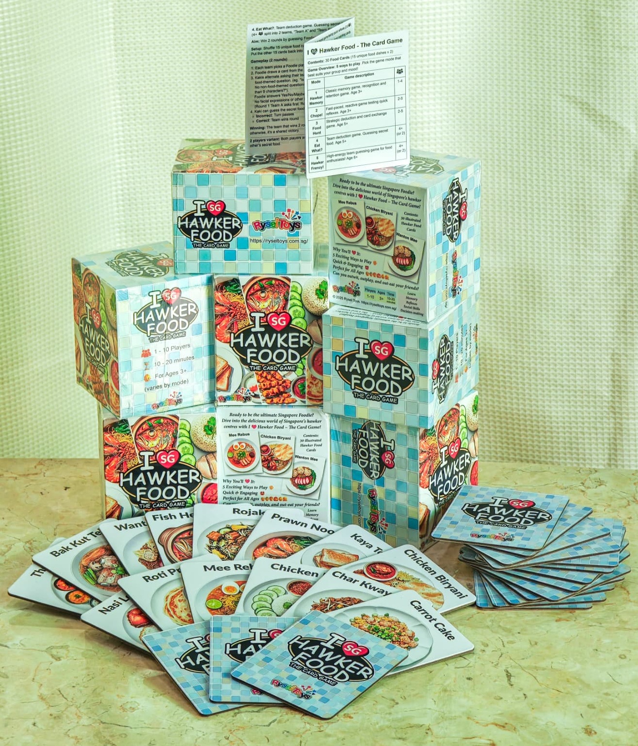 I Love Hawker Food The Card Game