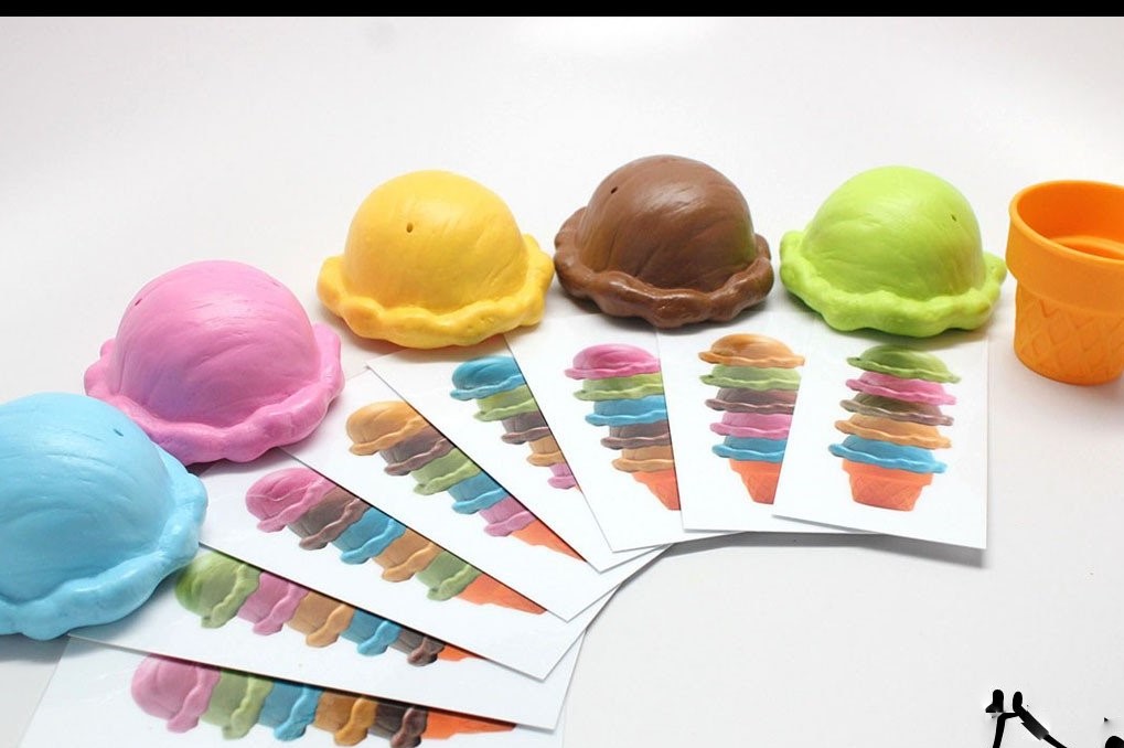 Ice Cream Cone with Pattern Cards