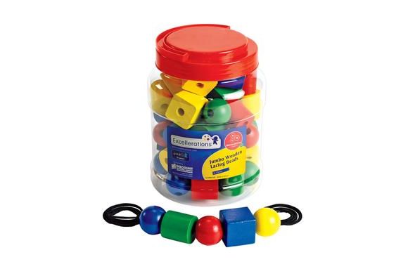 Jumbo Lacing Beads (36pieces)