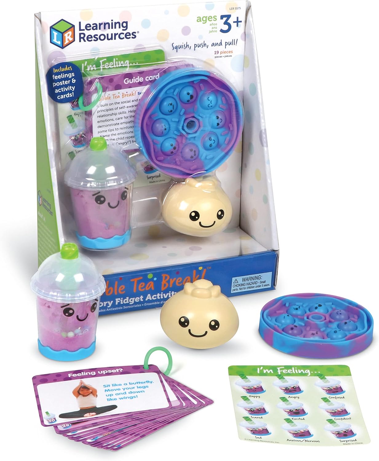 Learning Resources Bubble Tea Break! Sensory Fidget Activity Set