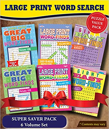 Word Find Puzzle Book For Senior