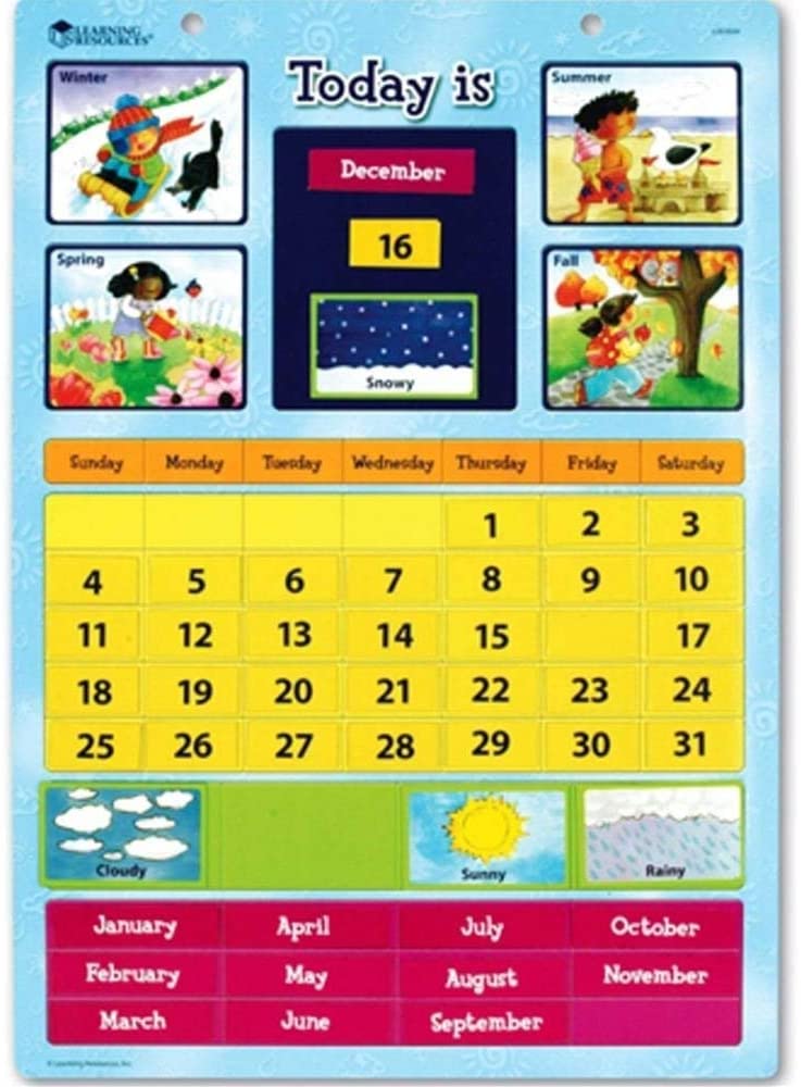 Learning Resources Magnetic Learning Calendar