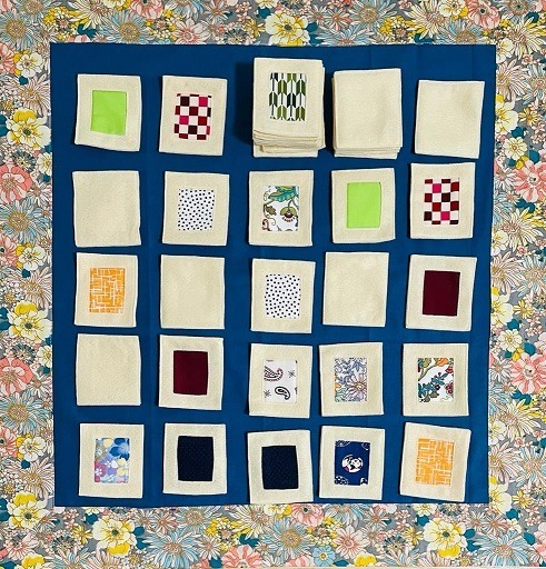Memory Game: Matching Fabric Pieces