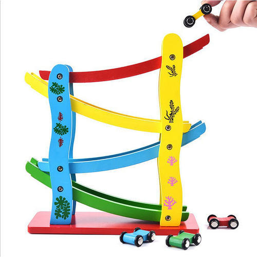 Miniature Wooden Racing Track