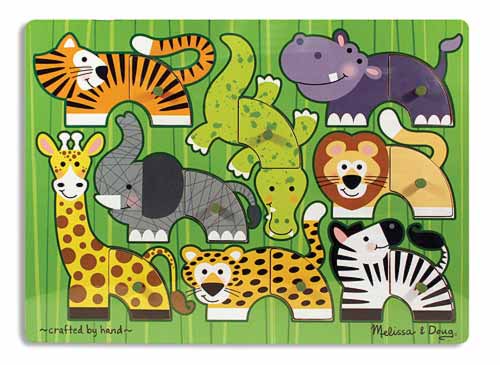 Mix and Match Peg Puzzle