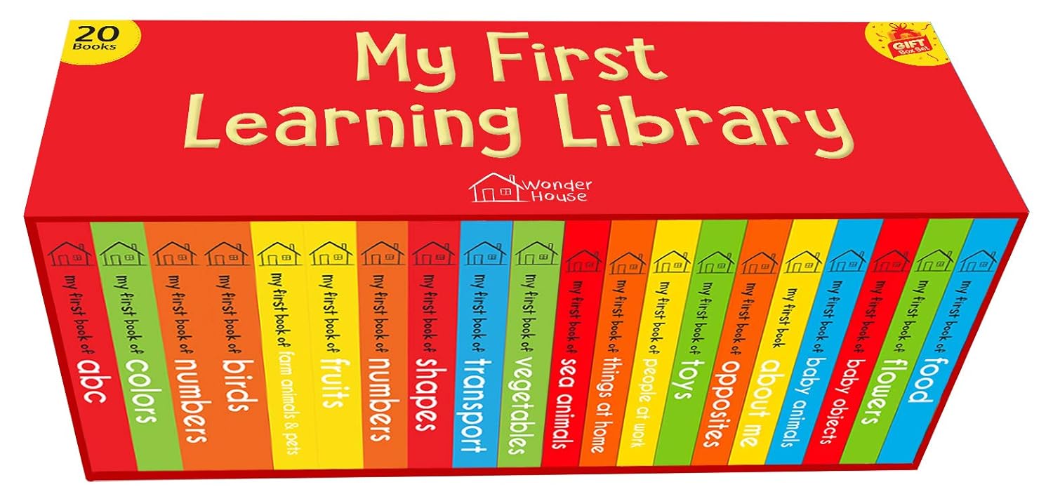 My First Learning Library: 20 Board Books For Children