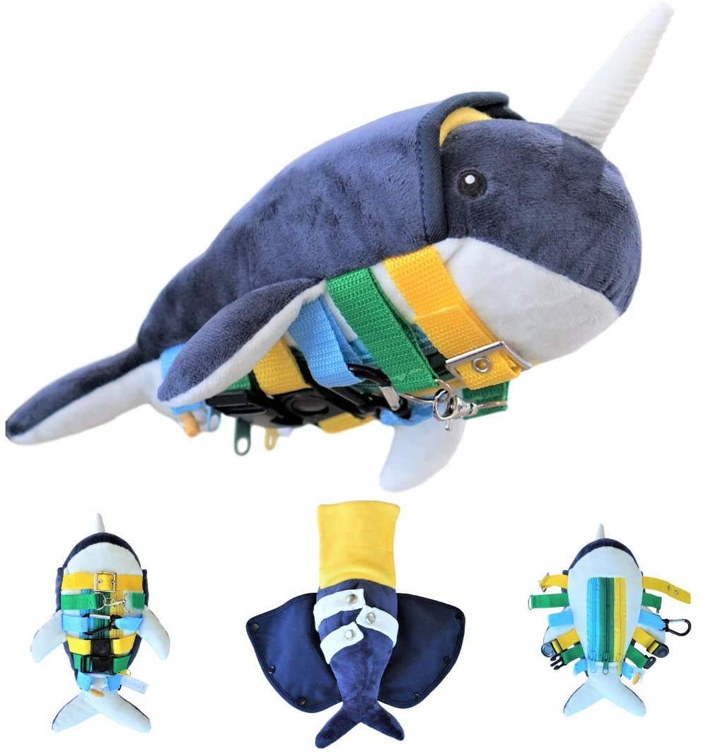 Narwhal Sensory Buckle Toy