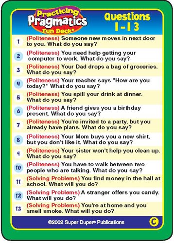 Practicing Pragmatics Fun Deck - Image 2