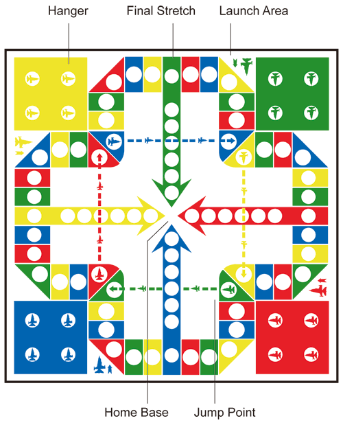 Paper Ludo Chess