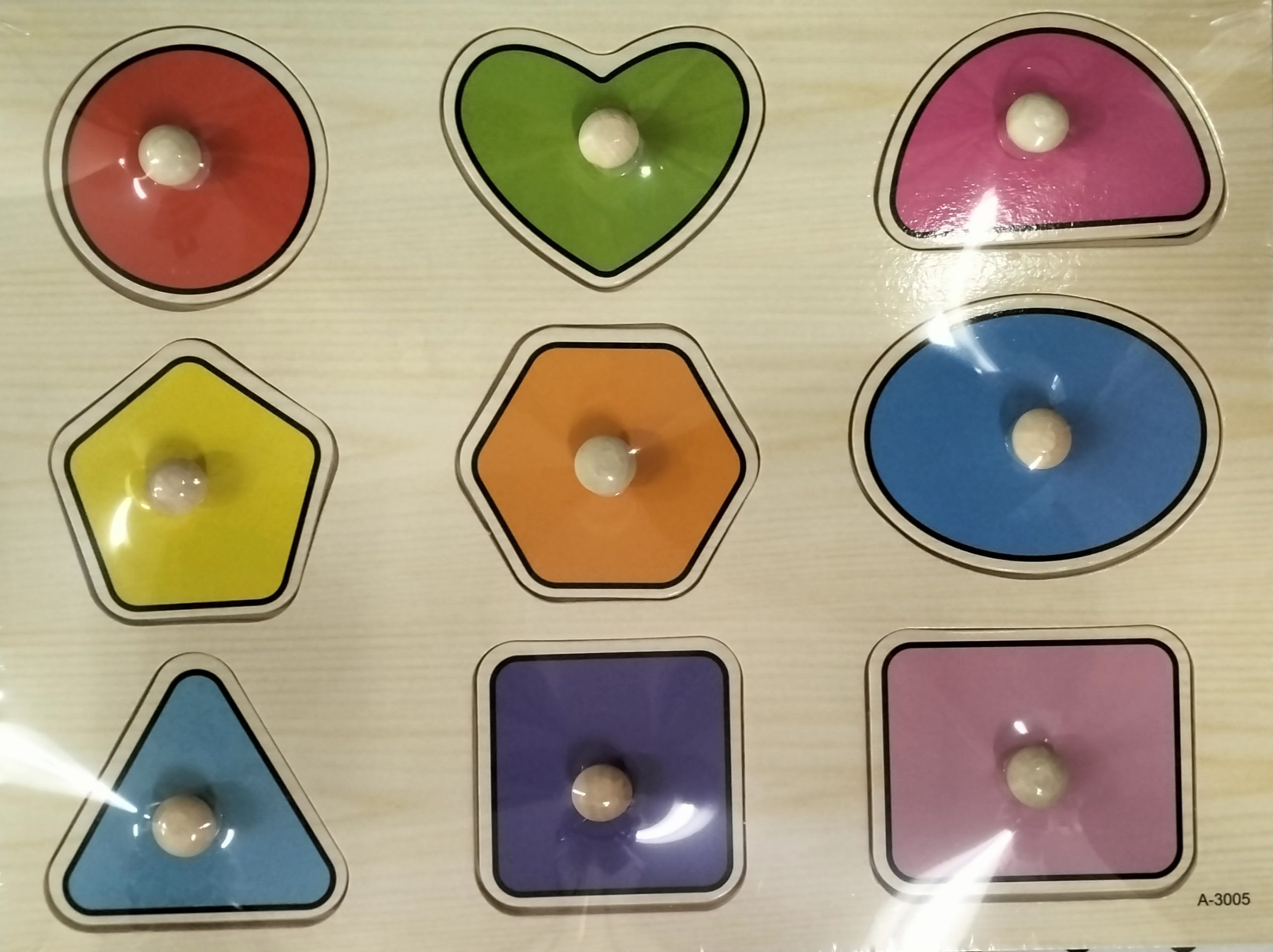 Peg Puzzle: Basic Shapes