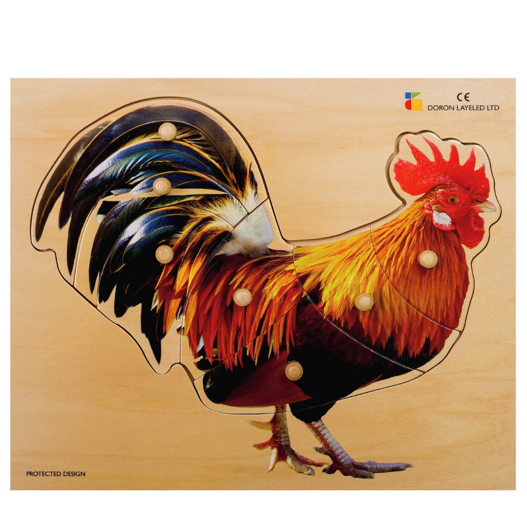 Peg Puzzle: Rooster