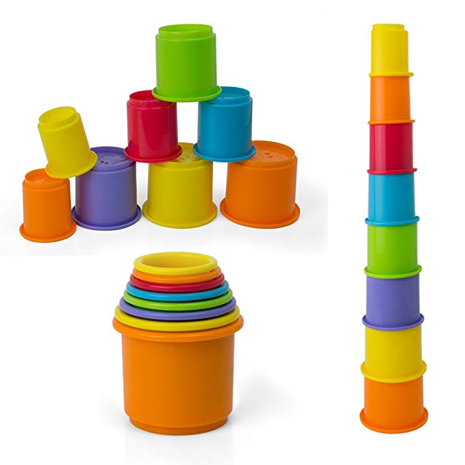 Rainbow Stacking & Nesting Cups Set of 8