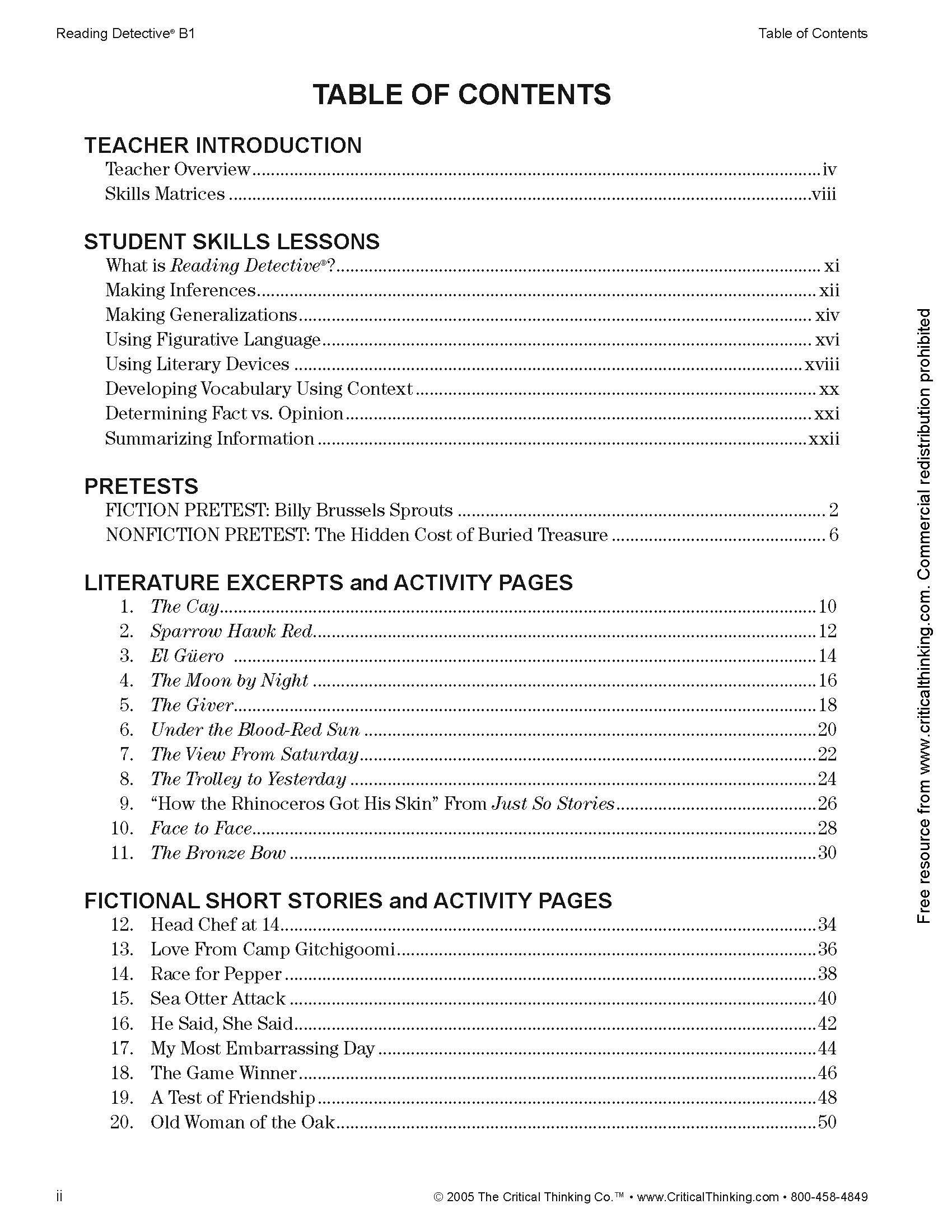 Reading Detective B1: Using Higher Order Thinking To Improve Reading Comprehension (Grade 7-8) - Image 2