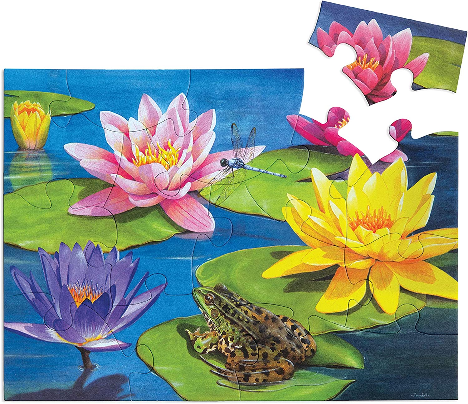 Relish Dementia Puzzle: 13 Pieces Lily Pond