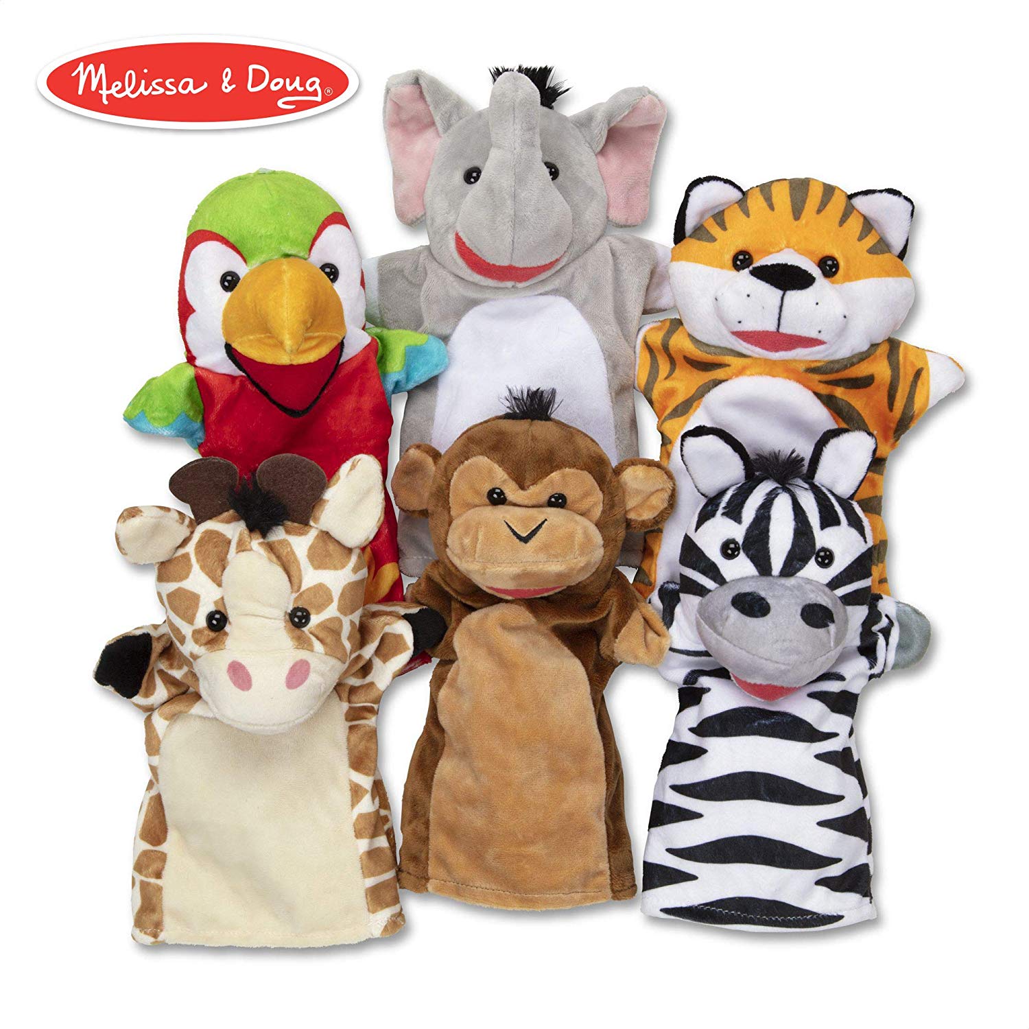 Safari Buddies Hand Puppets - Image 2