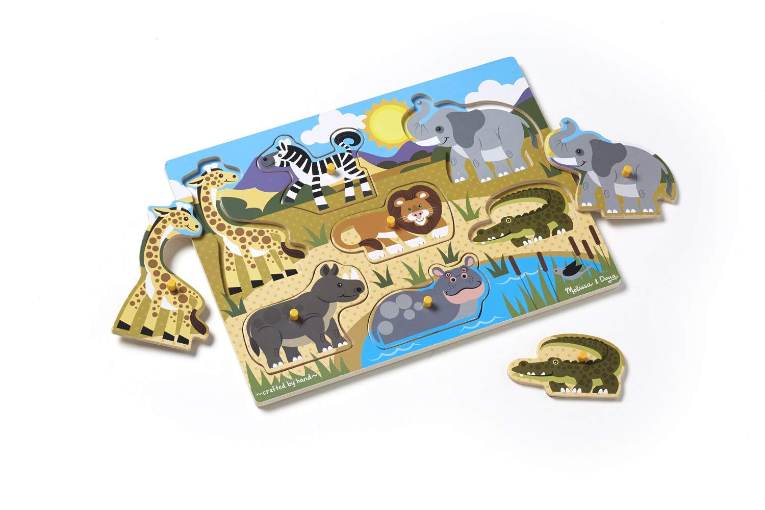 Safari Wooden Peg Puzzle - Image 2