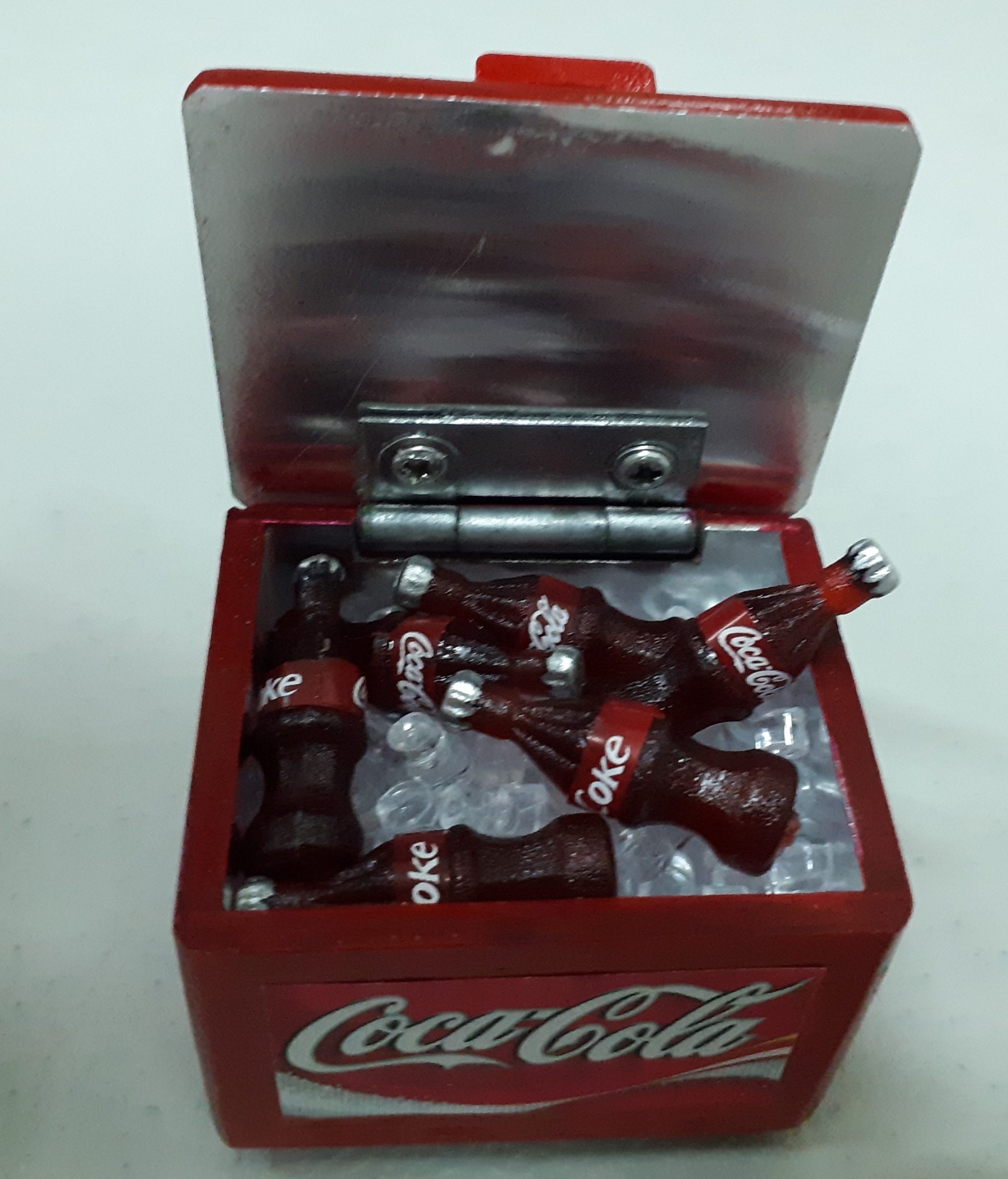 Sand Play Therapy: Coke Ice Box with Cokes